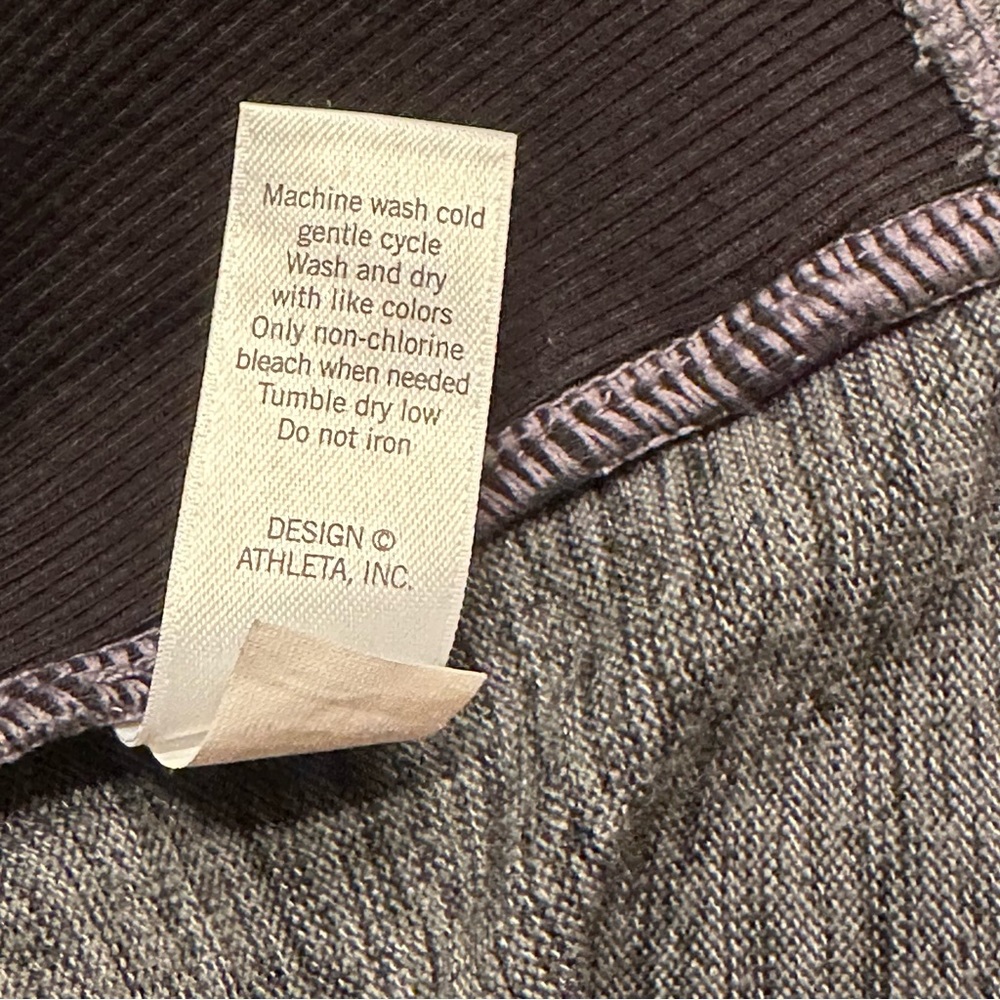 Athleta Womens Hoodie top Sz Small Grey Heather VGC - Picture 10 of 10